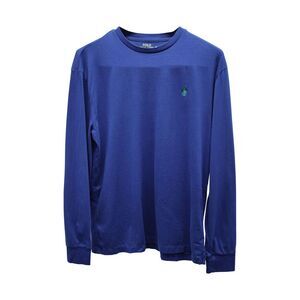 Polo Ralph Lauren Long Sleeve T-shirt in Blue Cotton